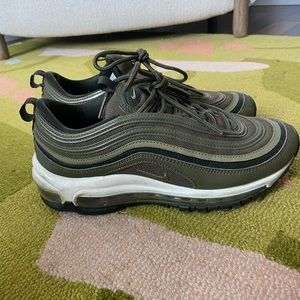 Olive Green Airmax 97, size W 7.5